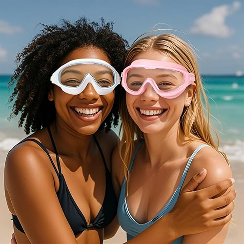 Miniatura 8 de Gafas de natación, visión amplia, visión clara, gafas de natación para adultos, protección UV antivaho, sin fugas, gafas de piscina