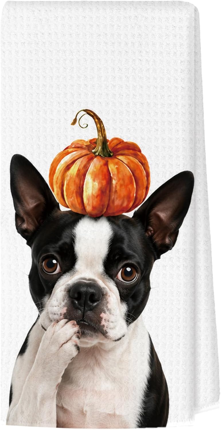 Halloween Cute Ghost Kitchen Bathroom Hand Towels 16x24in