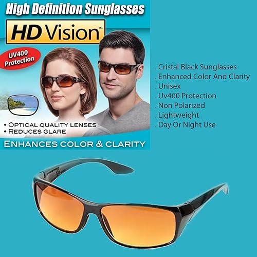 Vista 5 de Gafas de sol HD Vision Cristal, Negro