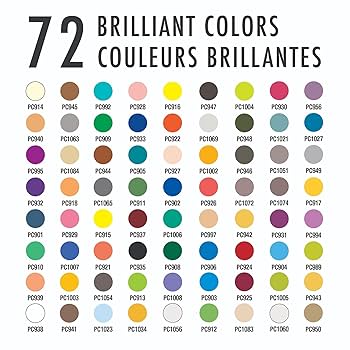 Amazon.co.jp: Prismacolor 3599TN プレミア色鉛筆 2H 72色