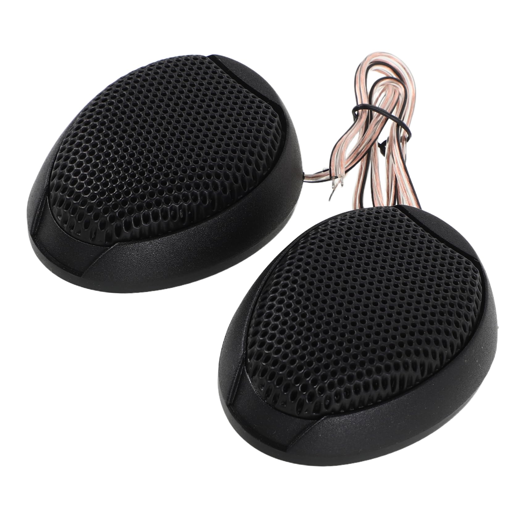 Sosoport 1 Pair Vehicle Tweeter Speakers Car Dome Tweeter Audio Loudspeaker Speakers Replacement for Car Audio System Accessories Parts
