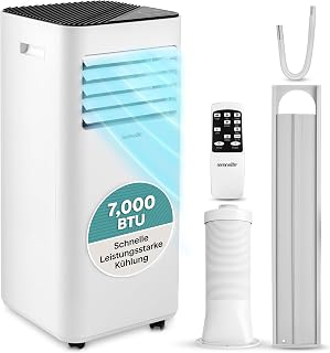SereneLife Mobiles Klimagerät 7000 BTU 2
