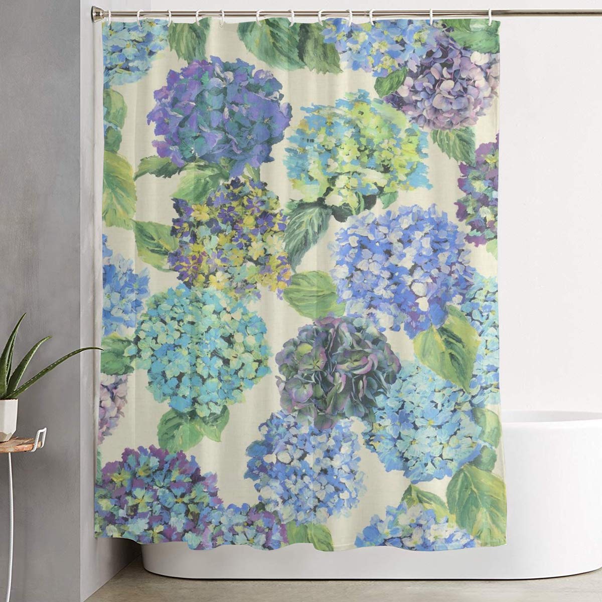 Hydrangea Shower Curtains Curtains & Drapes