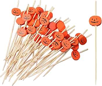 ハロウィンオードブルピック 8本セット ハロウィンオードブルピック 8本セット ハロウィンオードブルピック 8