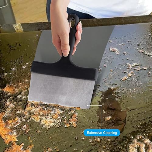 Miniatura 7 de Blackstone - Kit de limpieza de parrilla de 16 piezas, ladrillos de piedra de limpieza de parrilla de alta resistencia con asa, almohadillas para