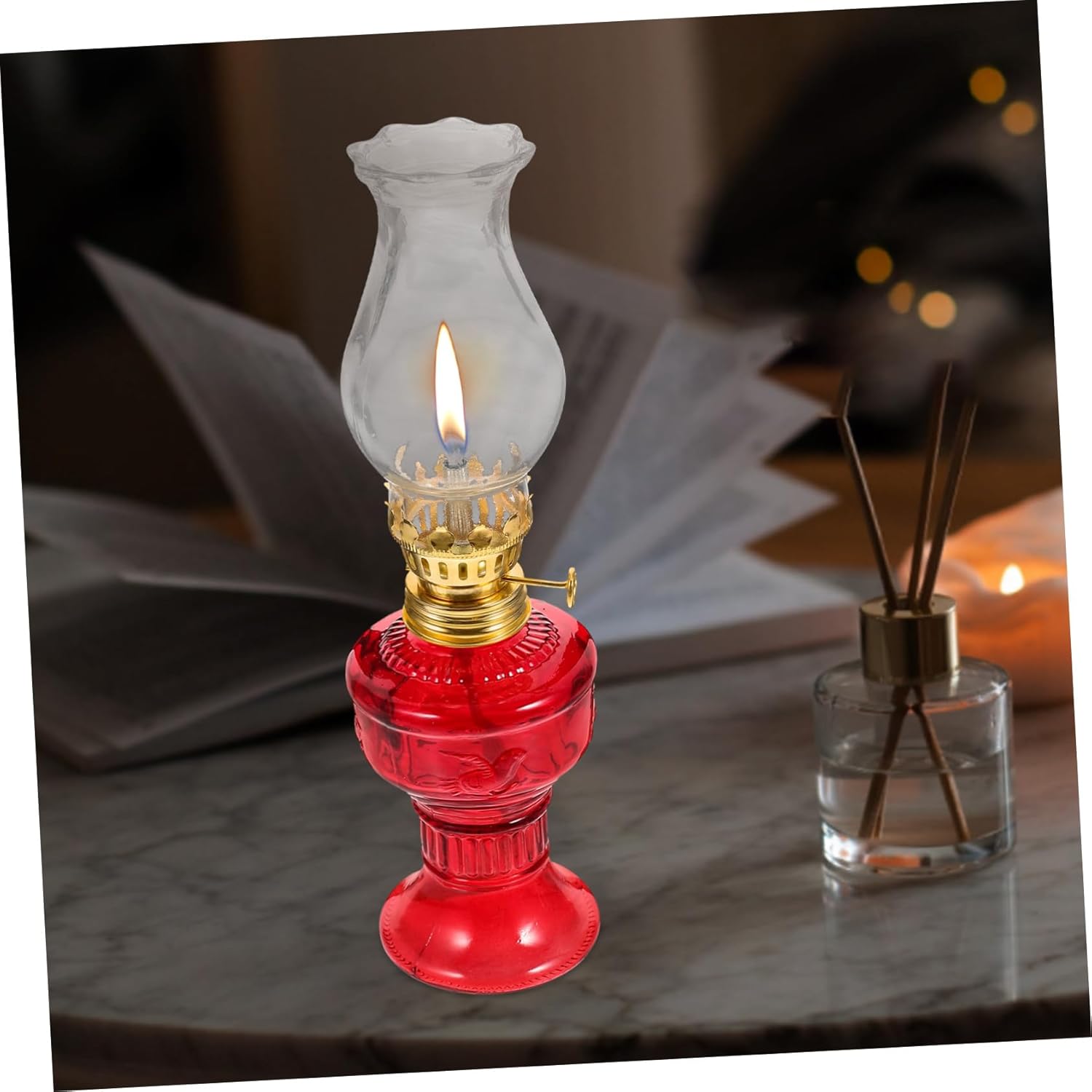 Vintage Kerosene Lamp Accessories Lamp Shade Replacement Wick Kerosene Fuel Compatible