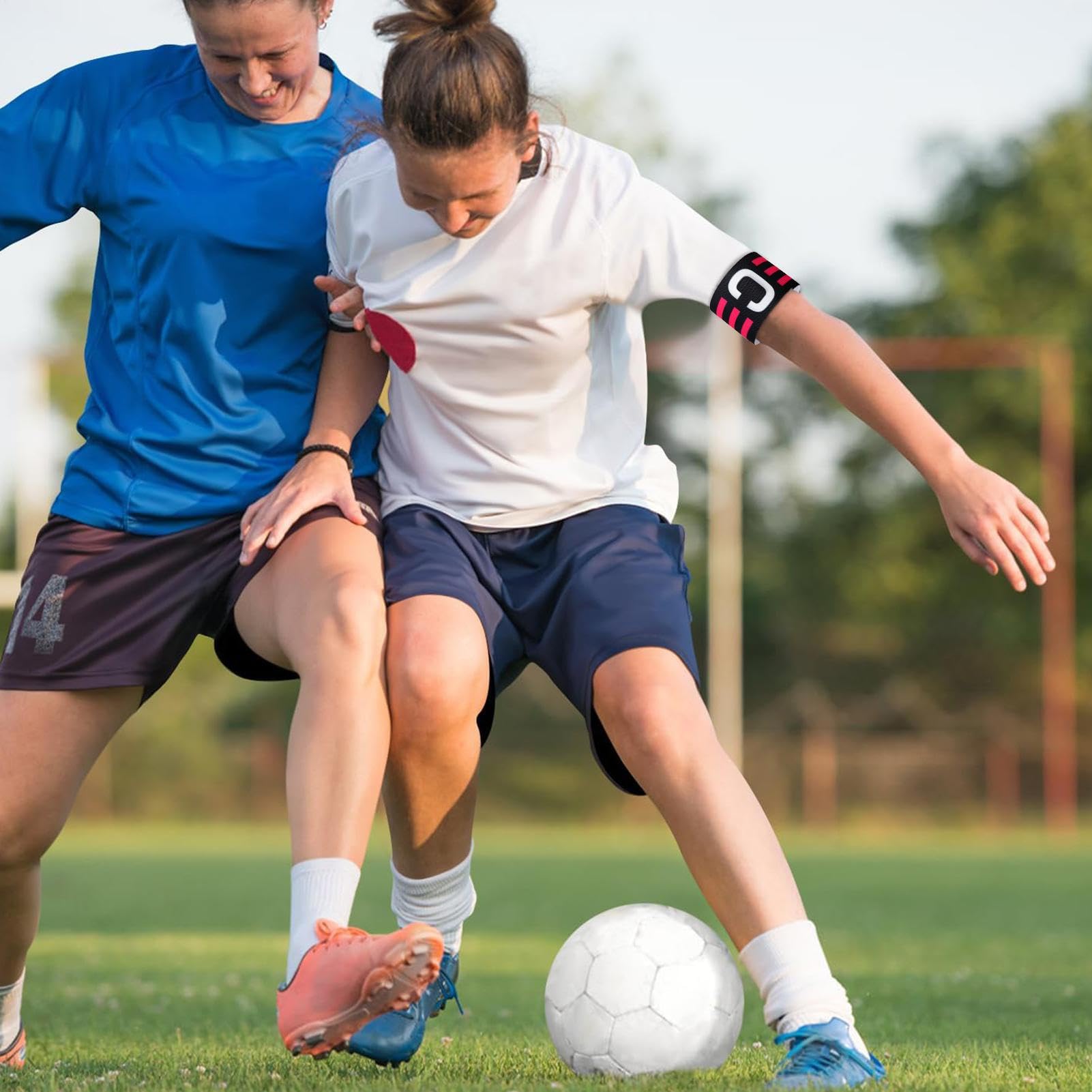 Fascia da capitano di calcio,bande di capitano di calcio | Fascia sportiva del capitano per il calcio,Bande del giocatore regolabili, accessori da gioco di calcio elastici per adulti e