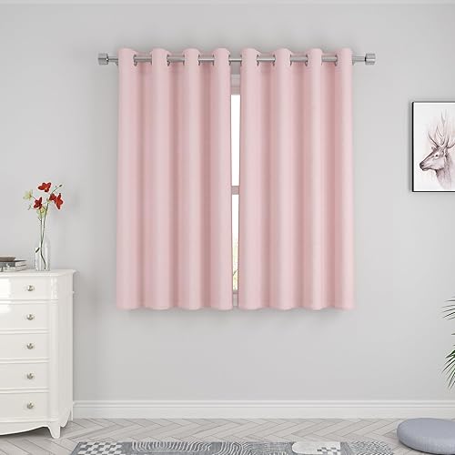 Miniatura 10 de Cortinas de lino con textura beige para ventana pequeña de cocina de 30 pulgadas de largo, cortinas cortas de privacidad para cafetería, mini
