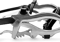 Vista 4 de Kit dental equino para caballos, mordaza de boca de caballo de espéculo, cuatro ajustes de trinquete, mecanismo de bloqueo seguro, construcción