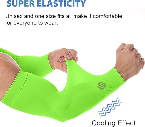 Miniatura 5 de SHINYMOD 2019 - Mangas de enfriamiento para el sol, 1 par, 3 pares, 6 pares, protección UV, protección UV, mangas de tatuaje, para hombres, mujeres,