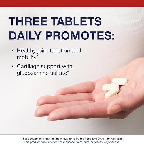 Miniatura 3 de Metagenics Sulfato de glucosamina - Suplemento para la salud de las articulaciones y el cartílago - con vitamina C, sulfato de potasio y