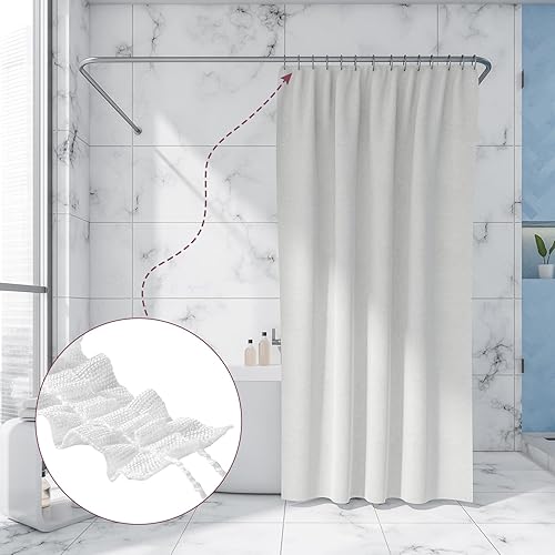 Miniatura 5 de ANCIRS Cinta plisada de 43.7 yardas131 pies para cortina, cinta de tela para decoración del hogar, cenefas de bricolaje y manualidades