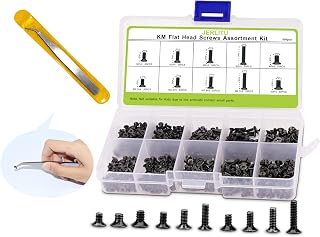 Computer Replacement Screws Kit M2 M2.5 M3 Laptop Notebook, PC Flat Head Phillips Screw Assortments,Electronic Repair Screws for IBM HP Lenovo Dell Samsung Sony Etc,10-Size. (Green Packaging)