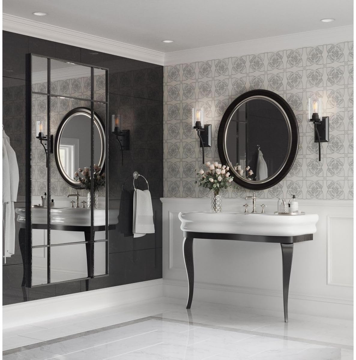 Progress Lighting Lassiter Collection Black One-Light Wall Bracket