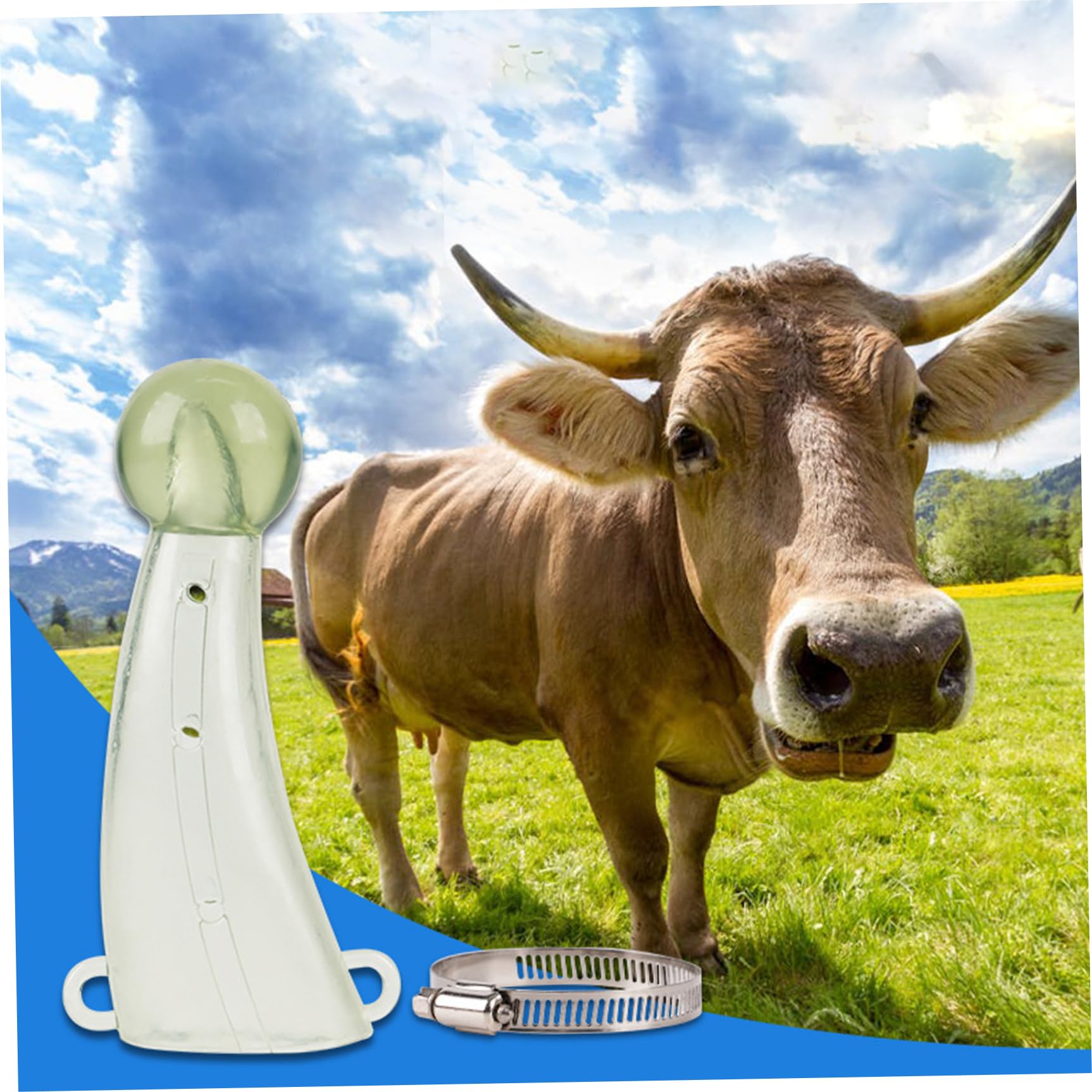 Cornes de chèvre, 1 paire de cows protector protecteur anti-combinaison en silicone en silicone cache corne avec pince pour la maison
