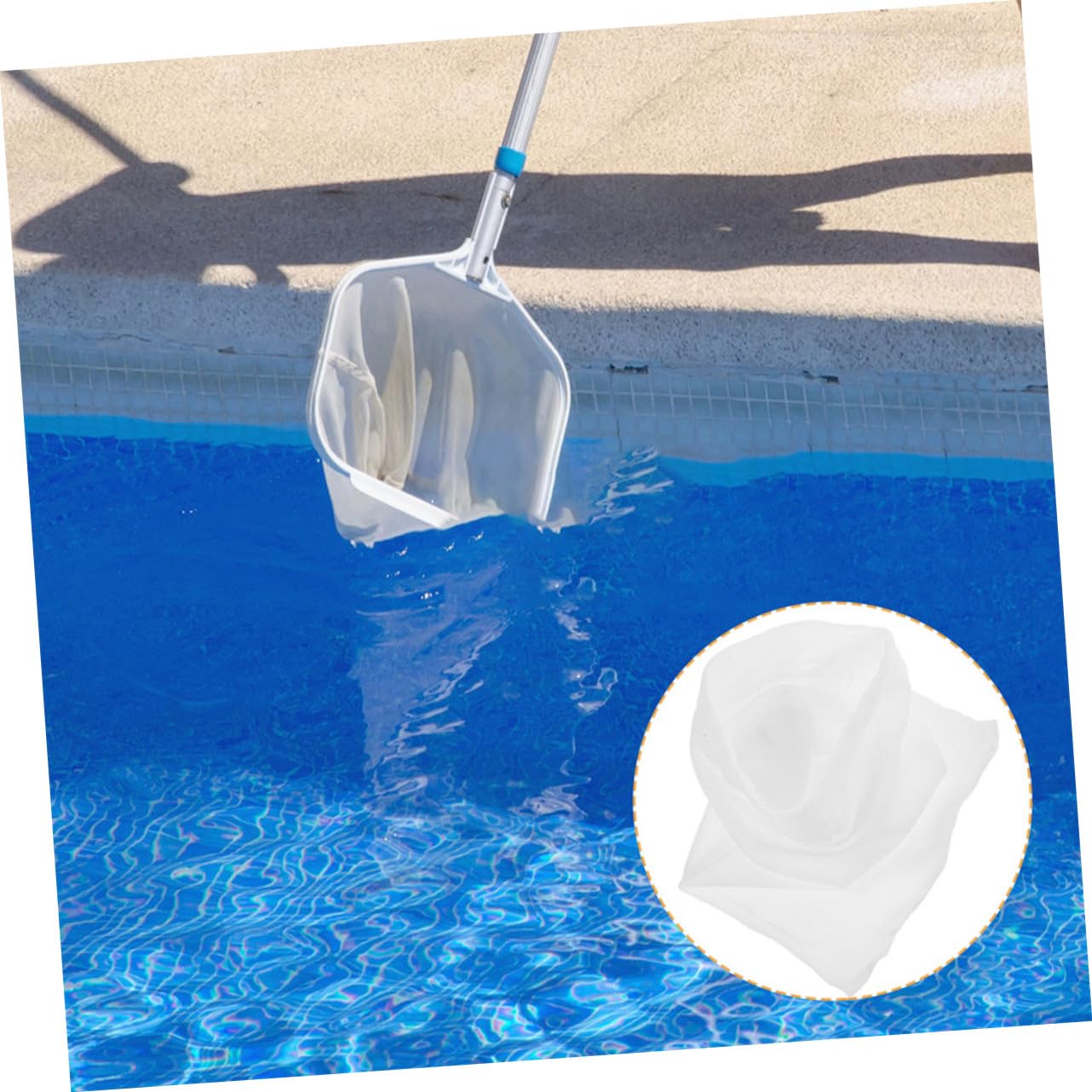 YARNOW 60 Piezas Filtro De Piscina Bolsa De Calcetín De Malla Accesorios De Limpieza De Piscina Calcetines De Cesta De Skimmer De Piscina Filtro De Reemplazo De Piscina Calcetín De