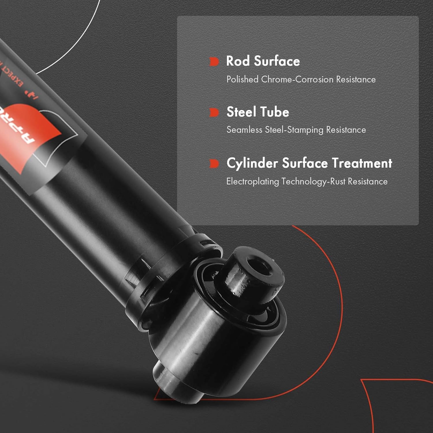 A-Premium Rear Pair (2) Struts Shock Absorber Compatible with Nissan Sentra 2007 2008 2009 2010 2011 2012, Driver and Passenger Side