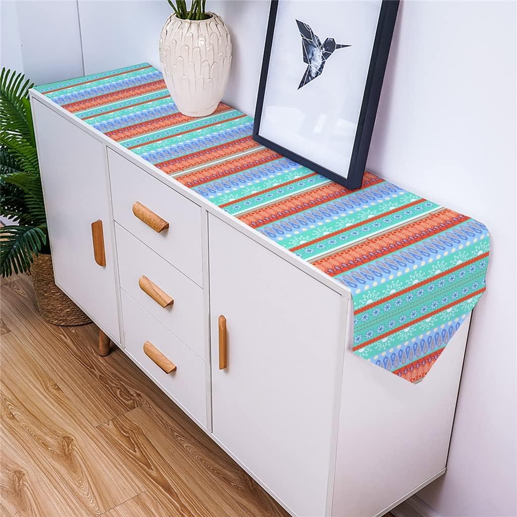 Bohemian Ethnic Table Runners Holiday Wedding Decor Dinning Table Cover Christmas Decorations Table Cloth(41x183cm)