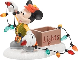 Disney Village by D56 Mickey beleuchtet Weihnachtsfigur