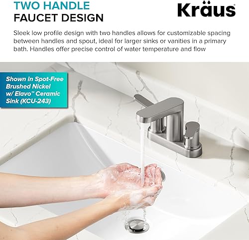 Miniatura 52 de KRAUS Indy - Grifo de baño con sensor sin contacto con caja de control y mezclador de temperatura en acero inoxidable sin manchas, KSB-10001SFS