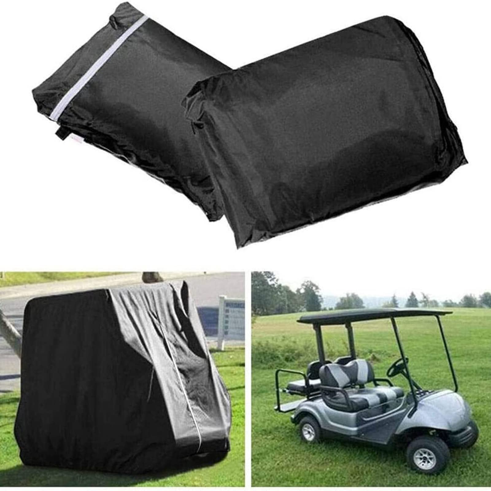 Copertina da Passeggino da Golf Cart per Auto da Club, con Materiale 210D + Rivestimento in PVC Extra, Impermeabile