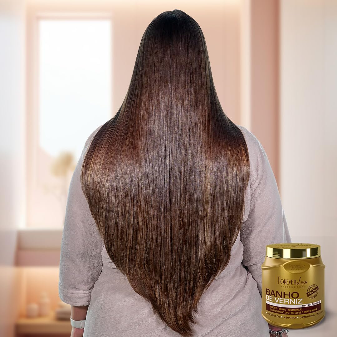 Forever Liss | Máscara para el cabello Banho De Verniz | 1000gr