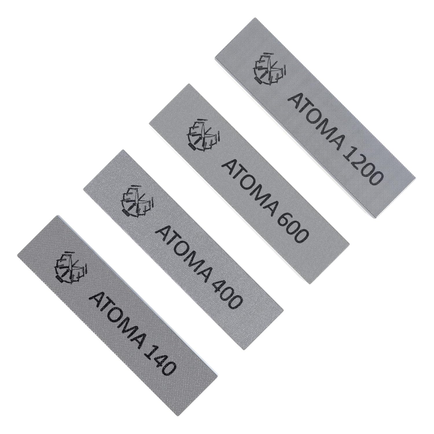 1x4 Atoma Diamond Plates 400 Grit-5mm Thick Aluminum Blank-Compatible with KME Sharpener