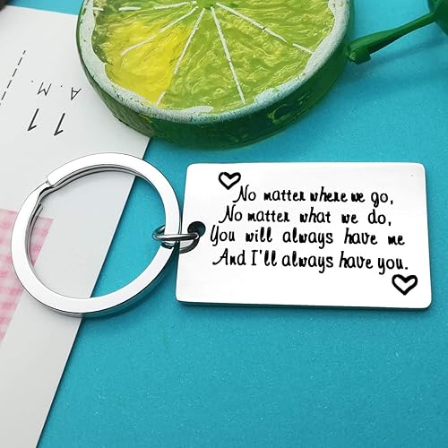 Miniatura 3 de Long Distance Relationship Keychain Gift No Matter Where We Go You Will Always Have Me Keychain Best Friend Gift Friendship Keychain Graduation