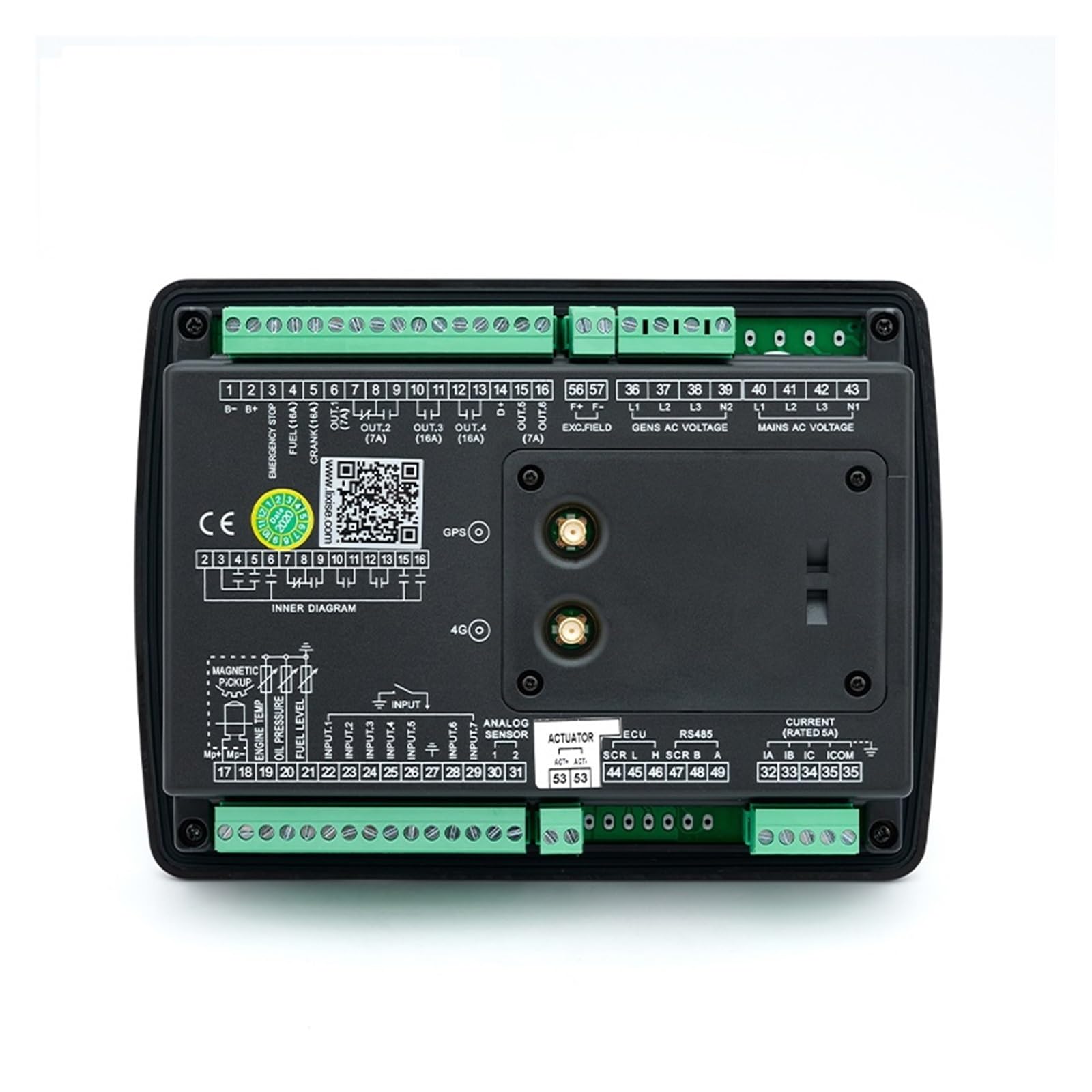 Controller Per Gruppo Elettrogeno A Benzina - Display Digitale LED, Avvio/A Spegnimento Automatico, Struttura Modulare
