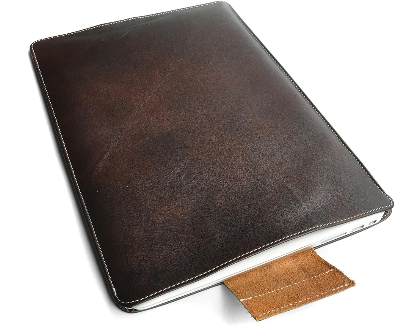 Natural Leather Sleeve, Protective Case for Dell XPS 13 Laptop #ALM