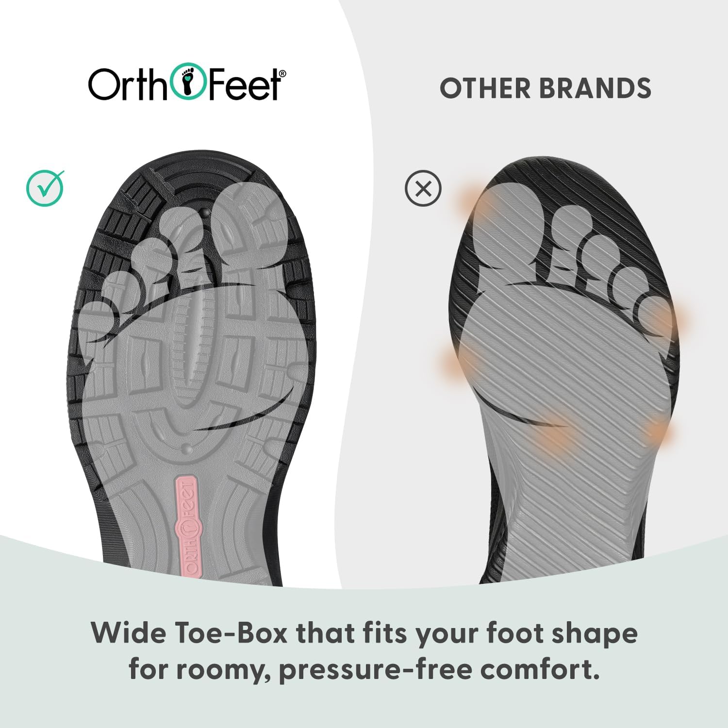 Orthofeet Women's Orthopedic Hiking Shoes Bristol - Image 6