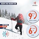 Warmzy Reusable Body Warmer Heat Pouch (Pack of 4 Large)| Self-Activated Natural Patches for 9+ Hours Warmth| Pocket Heater Body Warmers for Camping, Winter Travel & Trekking Essential for Men & Women gallery image