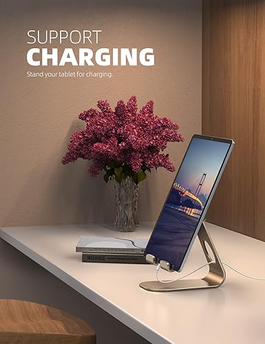 Vista 40 de Soporte ajustable para ipad, soporte para tableta Lamicall, Gris espacial