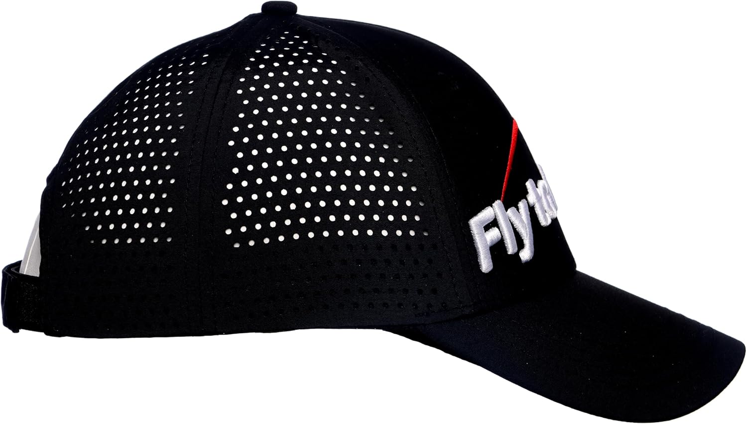 ¡That´s What Golf it´s All About! Premium Black Golf Cap Vent, 3D Embroidered Logo, one Size fits All, Breathable Fabric, Absorbent Band. - Image 2