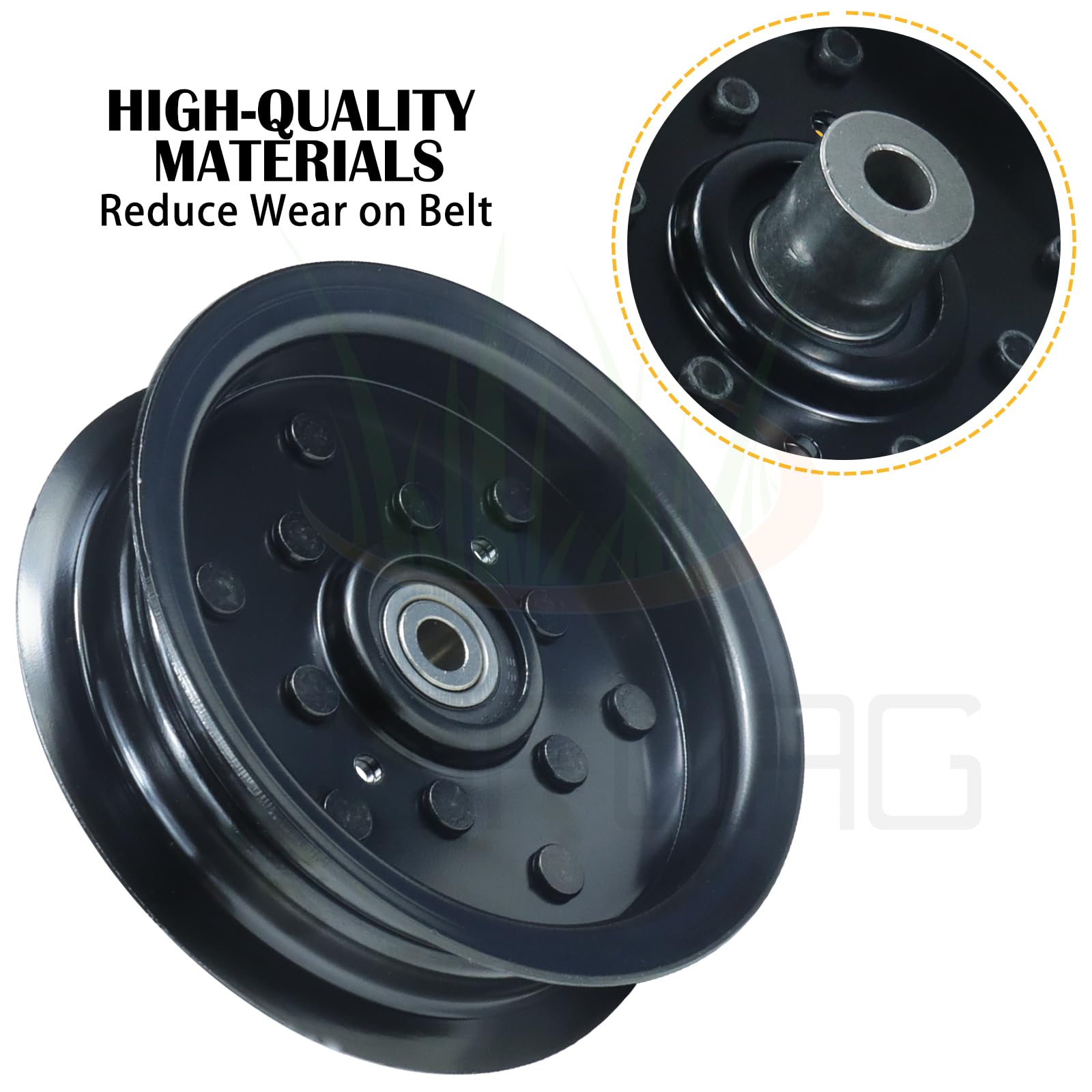 3PK 197379 Idler Pulley Craftsman for Husqvarna Z254 YTH22V46 Mower — Amazon image 7