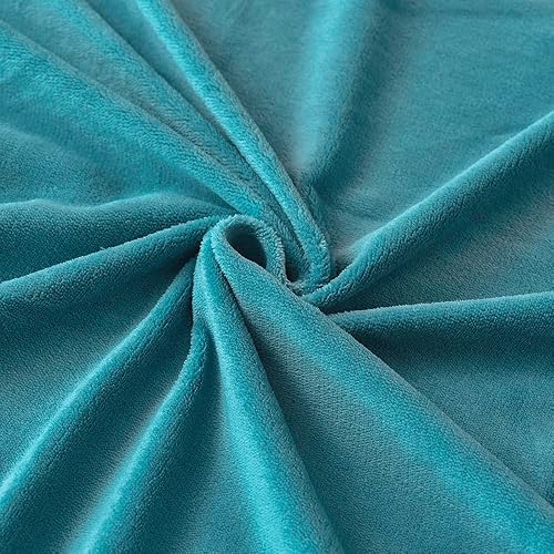 Miniatura 5 de Sábana bajera de terciopelo tamaño Queen, funda protectora de colchón de felpa de vellón con bolsillo profundo de 15 pulgadas, sábana inferior