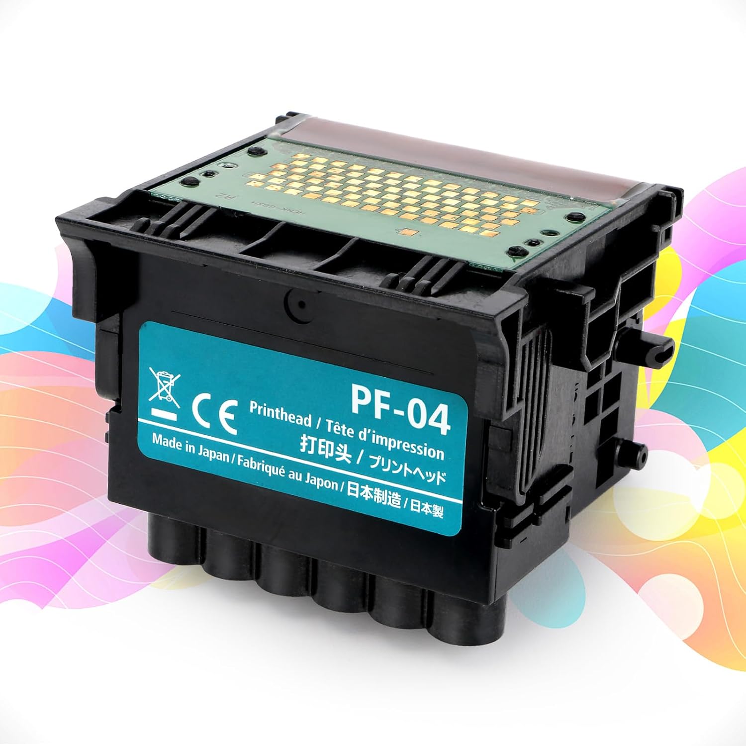 PF-04 Printhead Compatible with Canon imagePROGRAF iPF670, iPF780, iPF650, iPF655, iPF680, iPF750, iPF755, iPF760, iPF765, iPF770 Printer, PF-04 Printer Head Replacement
