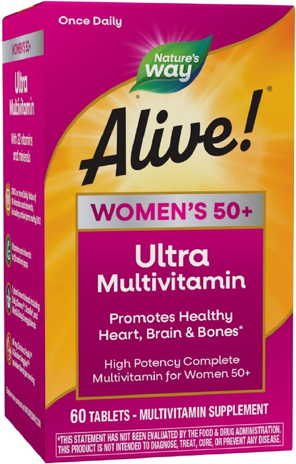 Natures Way Alive! Once Daily Women 50+ Ultra 60 tablets