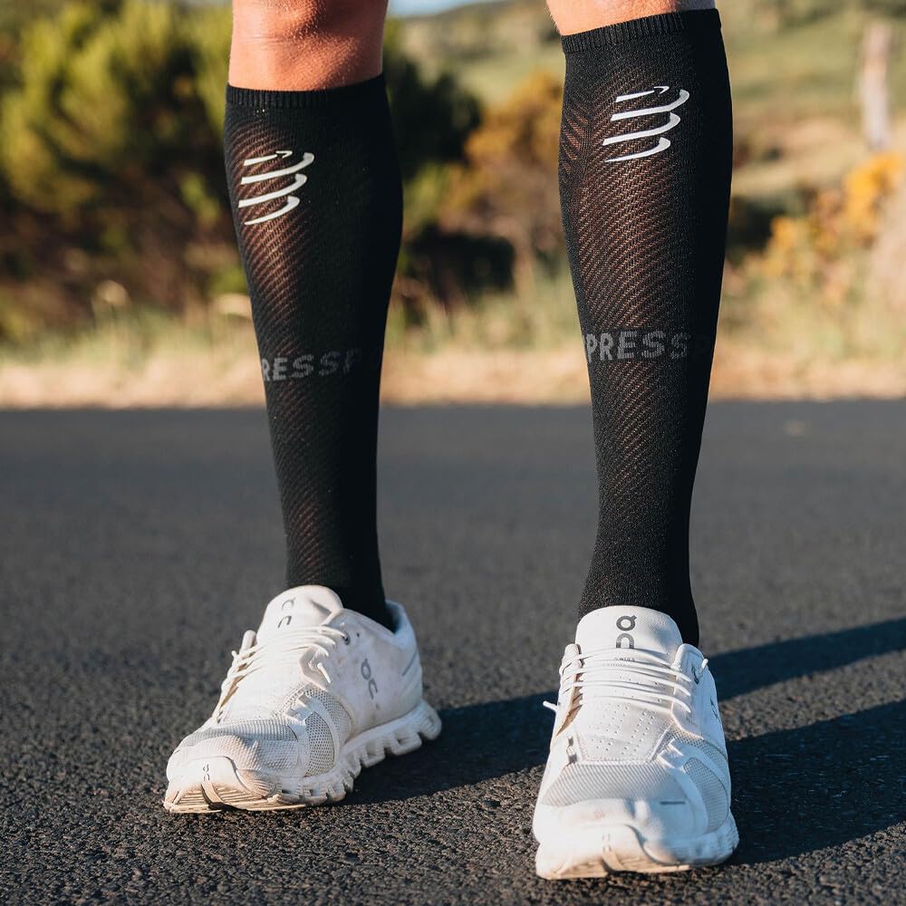 COMPRESSPORT Full Socks Oxygen Calzini da Corsa Unisex per Adulti