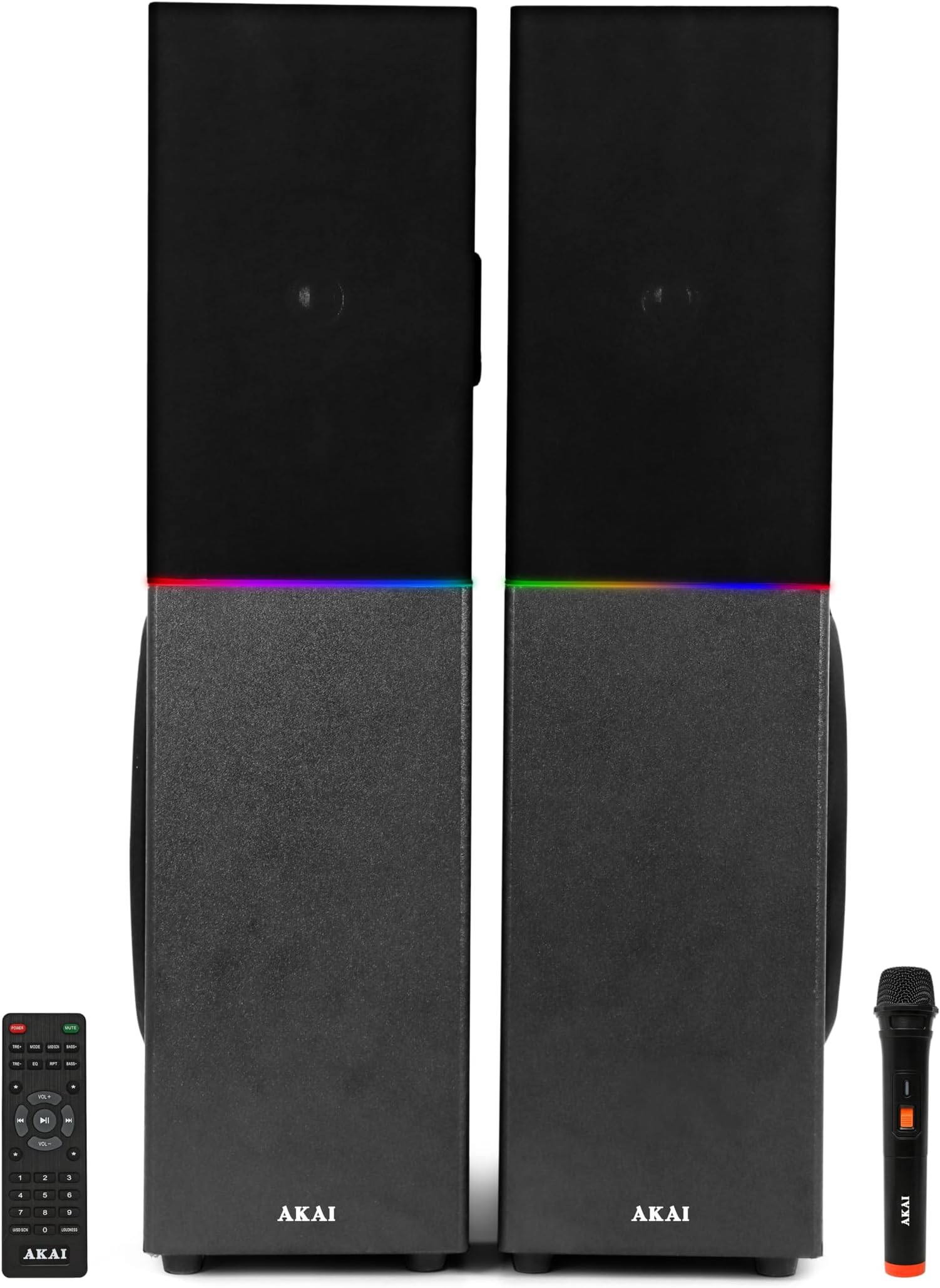 F&D T60X Twin Tower Speakers (Black) Wireless Bluetooth Speaker