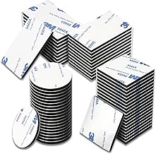 Double Sided Sticky Pads, 60 Pcs Heavy Duty Sticky Foam Pads 3 Sizes Waterproof Strong Adhesive Pads for Walls, Car, Home, Office