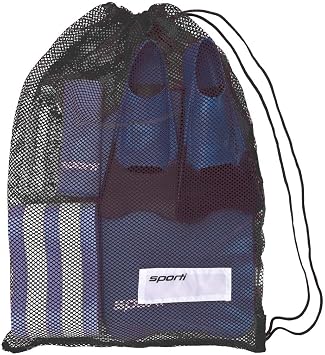 Sporti Swimming Equipment Bags, Mesh Drawstring Backpack,Swim Bag for Swimmers,Mesh Backpack for Beach