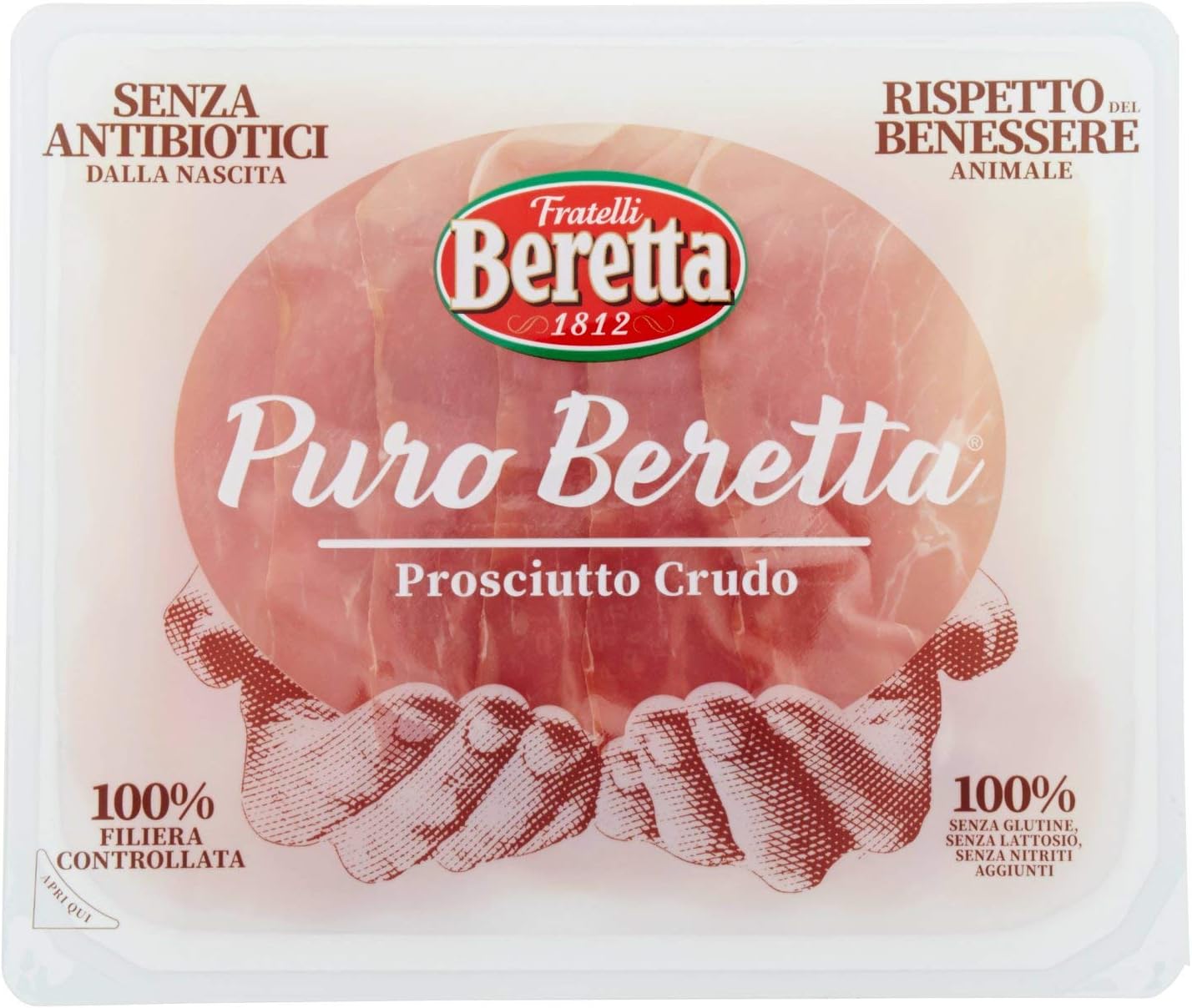 Beretta Puro Prosciutto Crudo, 90g Amazon.it Alimentari e cura della