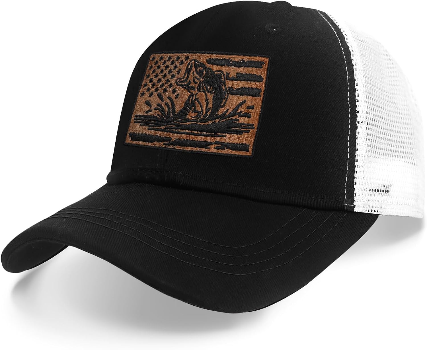 Fishing Gifts for Men, Fishing Hat for Dad Husband Grandpa, Adjustable Embroidered Trucker Hat Baseball Cap - Image 2