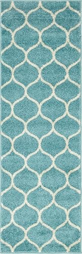 Miniatura 407 de Rugs.com Lattice Frieze Collection Alfombra – 4 x 6 pies, alfombra mediana negra perfecta para salas de estar, comedores grandes, planos abiertos
