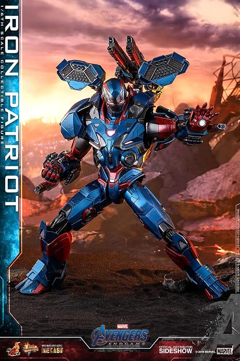 Movie Masterpiece DIECAST Avengers: End Game 1/6 Scale Figure Iron Patriot