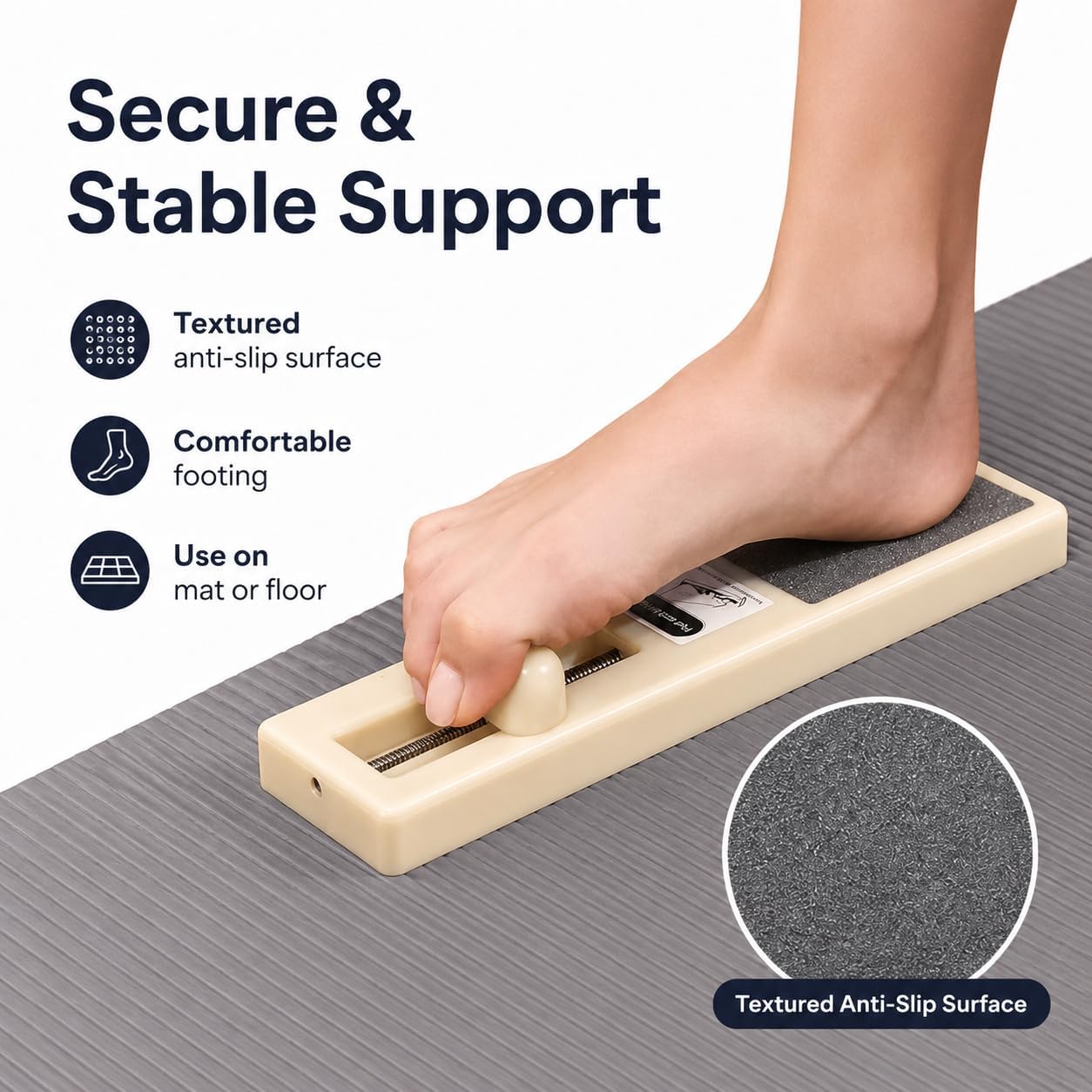 Foot Arch Trainer for Flat Feet, ABS Strengthener | Foot arch trainer, flat feet exerciser, ABS construction, non-slip surface, dance training, portable foot workout tool
