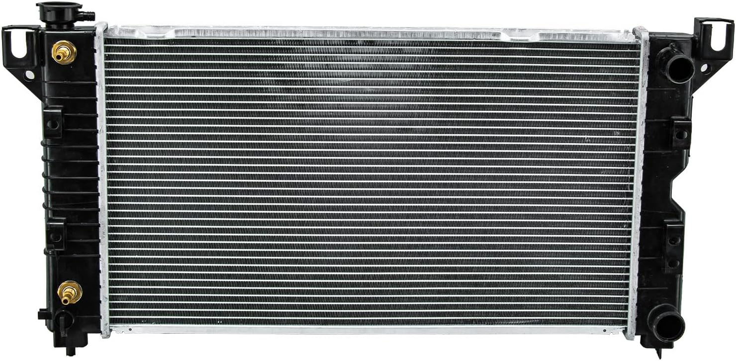 CU1850 Aluminum Core Radiator for 1996-2000 Dodge Caravan Grand Caravan Chrysler Town & Country Radiador Crossflow Radiators 1997 1998 1999 96 97 98 99 00