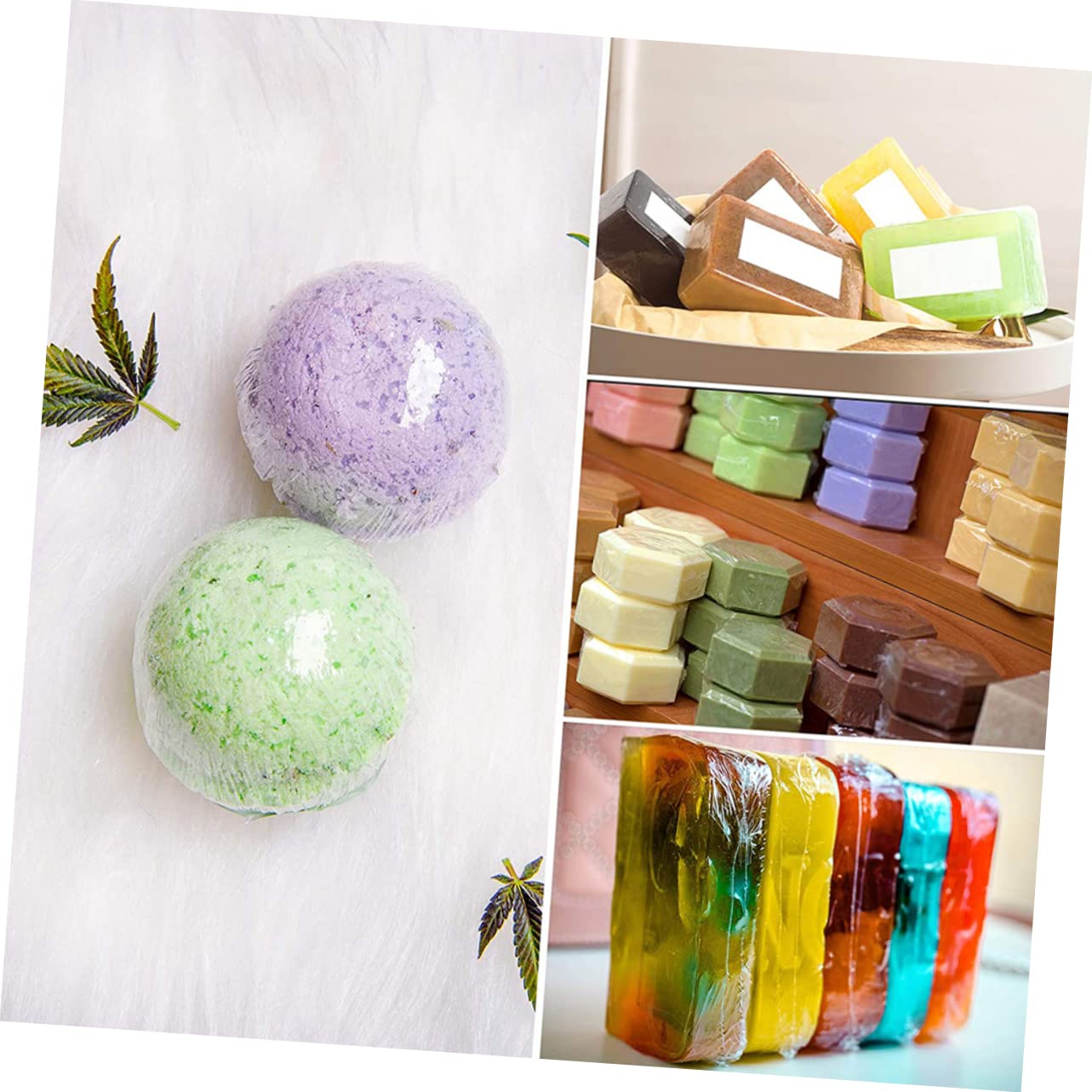1pack Heat Shrink Bags for Crafts Shrink Wrap Film for Soap Candles Bottles and Projects Easy to Use Hair Dryer