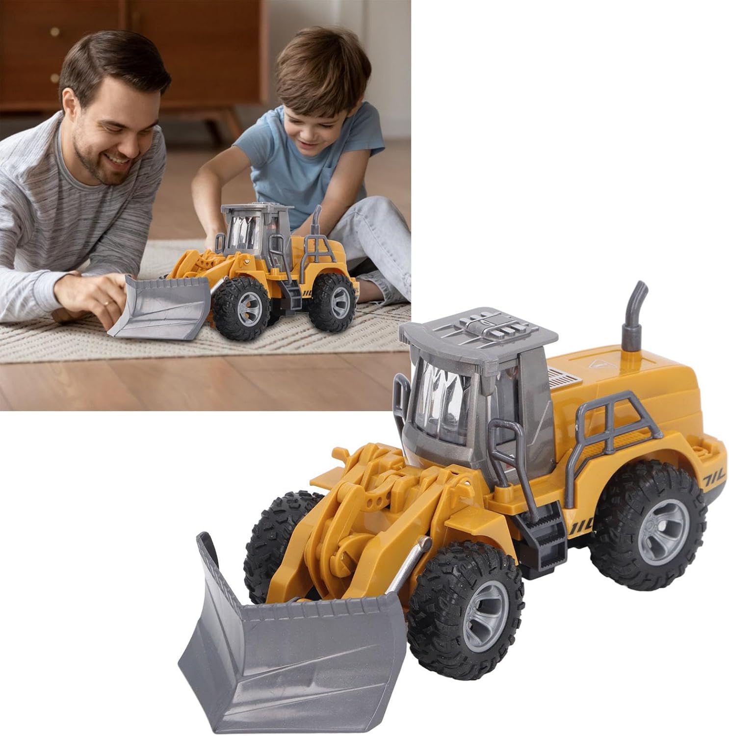 Remote Controlled Snow Shovel Car, Funny and Interactive Construction Truck Toy with Realistic Details, Snow Shovel and Transport with Ease, Lightweight and